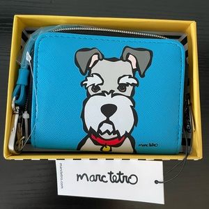 Adorable Marc Tetro Wallet with his famous Schnauzer design.